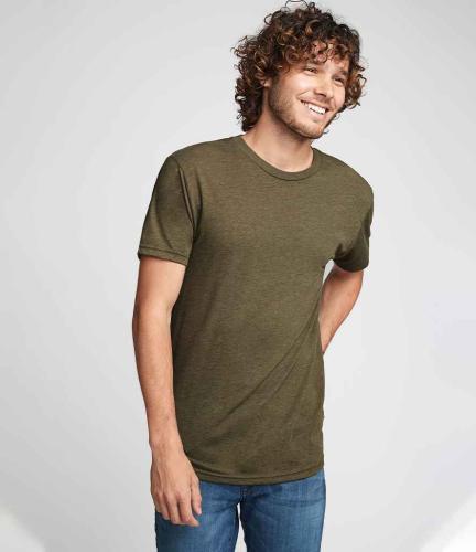 Next Level Apparel Tri-Blend Crew Neck T-Shirt - MGR - XL